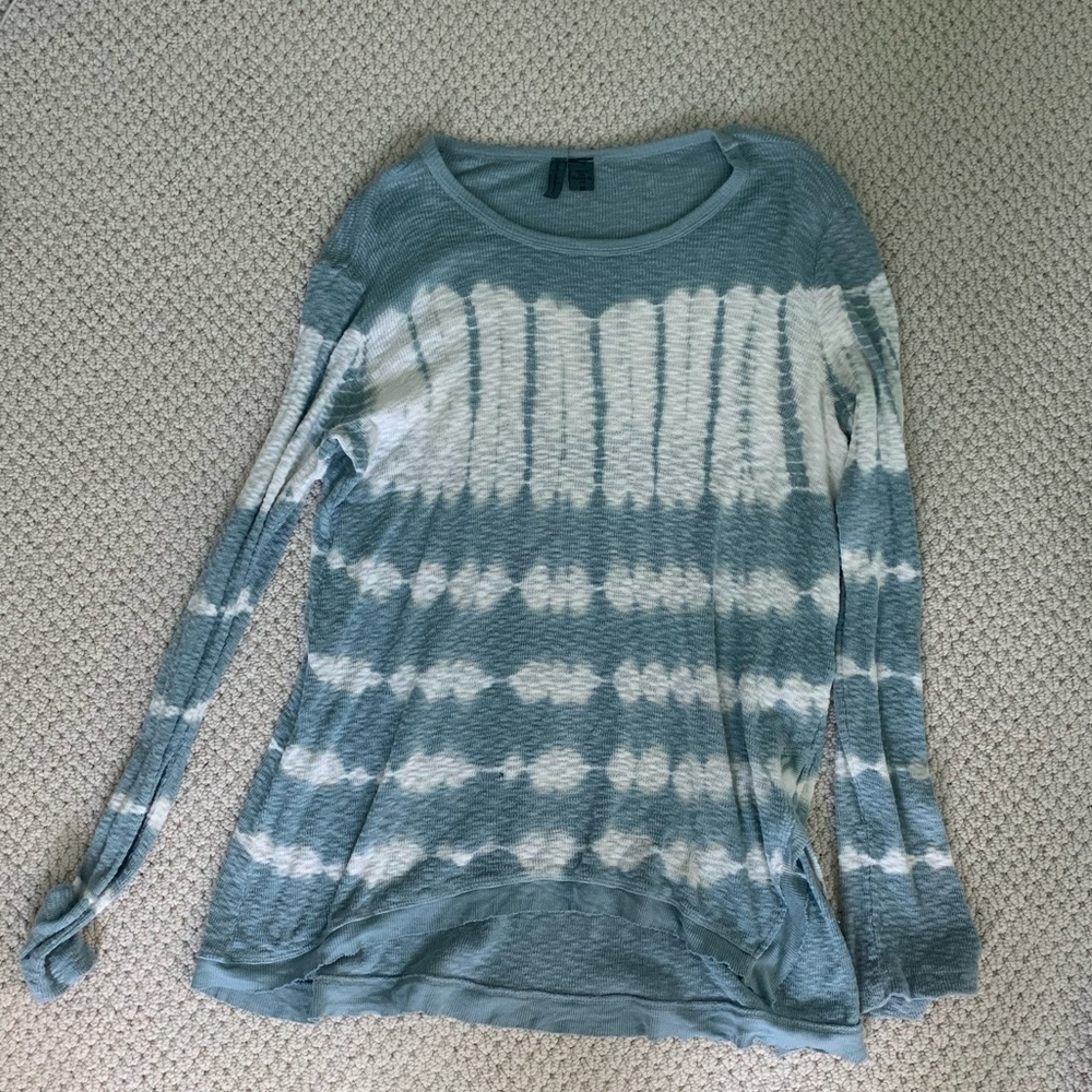 Anthropologie Left of Center Tie-Dye Sweater Tunic